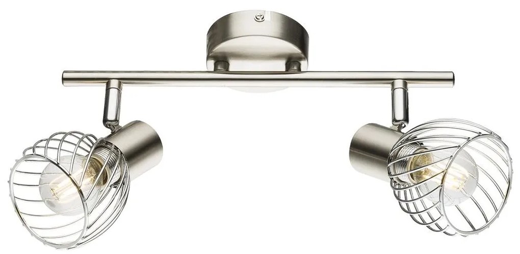 Globo 54809-2 - Bodové svietidlo TEXAS 2xE14/40W/230V matný chróm