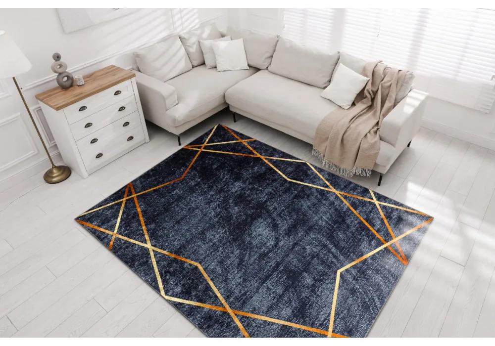 Kusový koberec Alchie tmavo šedý 80x150cm
