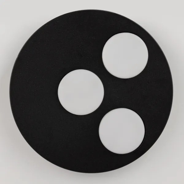 Stropné svietidlo BROS 3xGX53/12W/230V čierna