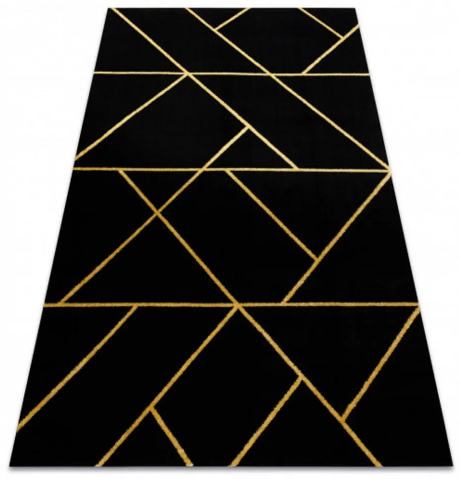 Kusový koberec Perl čierny 80x150cm
