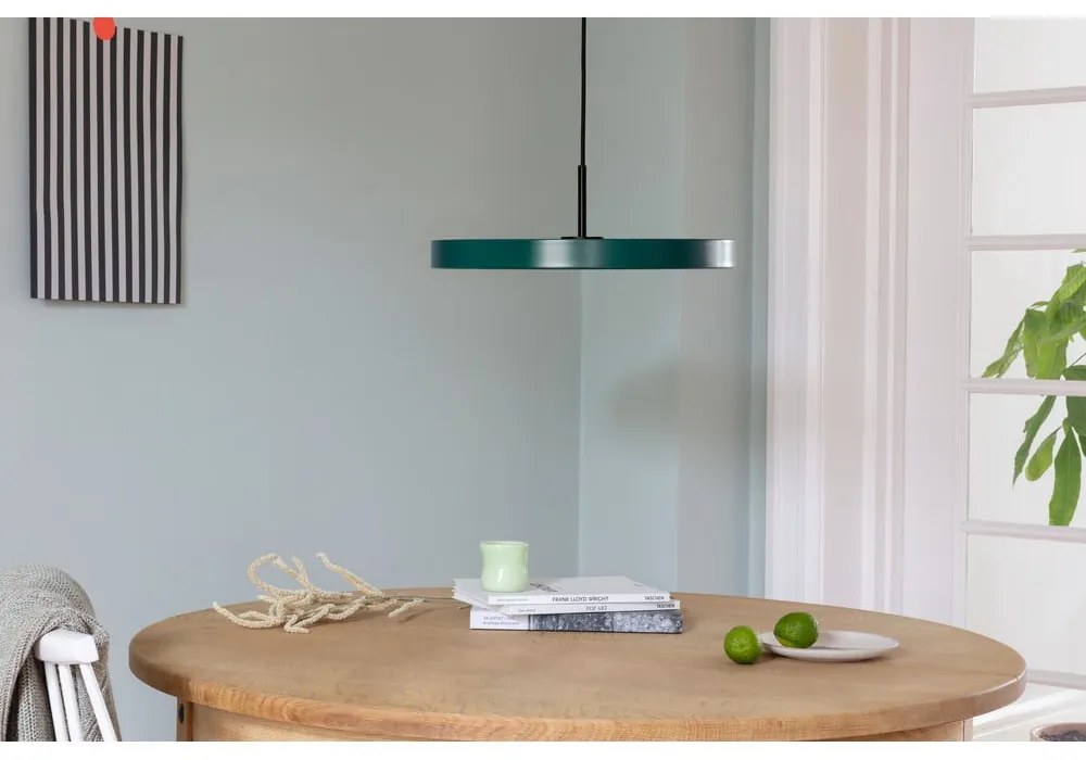 Tmavozelené LED závesné svietidlo s kovovým tienidlom ø 43 cm Asteria Medium – UMAGE