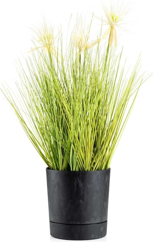 Sada 2 ks květináčů Azalea černý beton