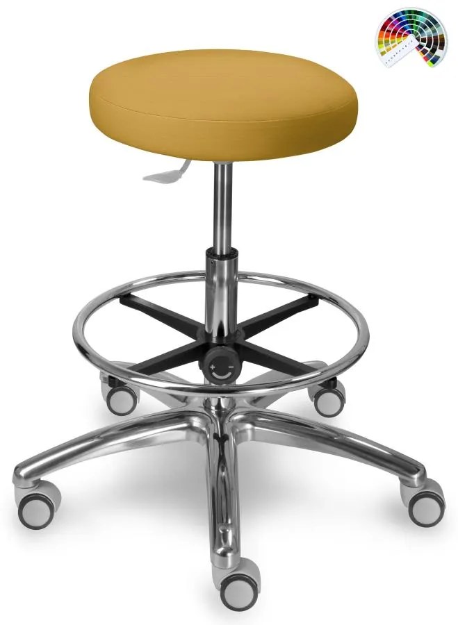 MAYER Zdravotnícka stolička 1256 G MI DENT čalúnenie SILVERTEX MEDIFLEX koženka