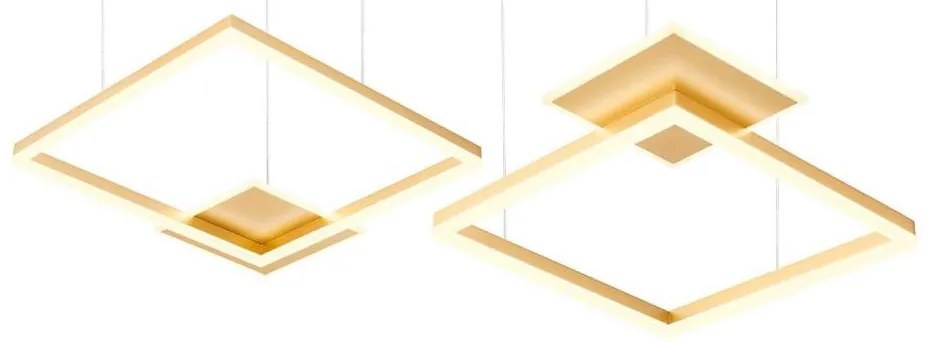 Redo 01-2615 - LED stmievateľný závesný luster na lankách SIGUA LED/137W/230V CRI 90 zlatý