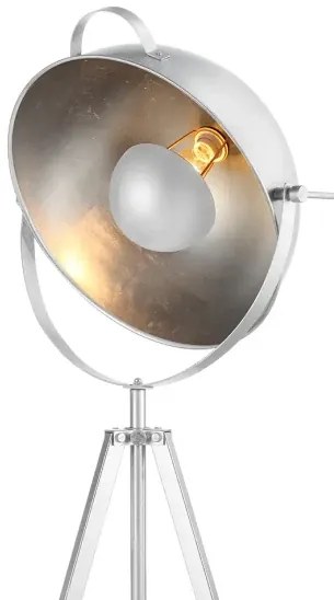 Retro stojaca lampa Toma biele