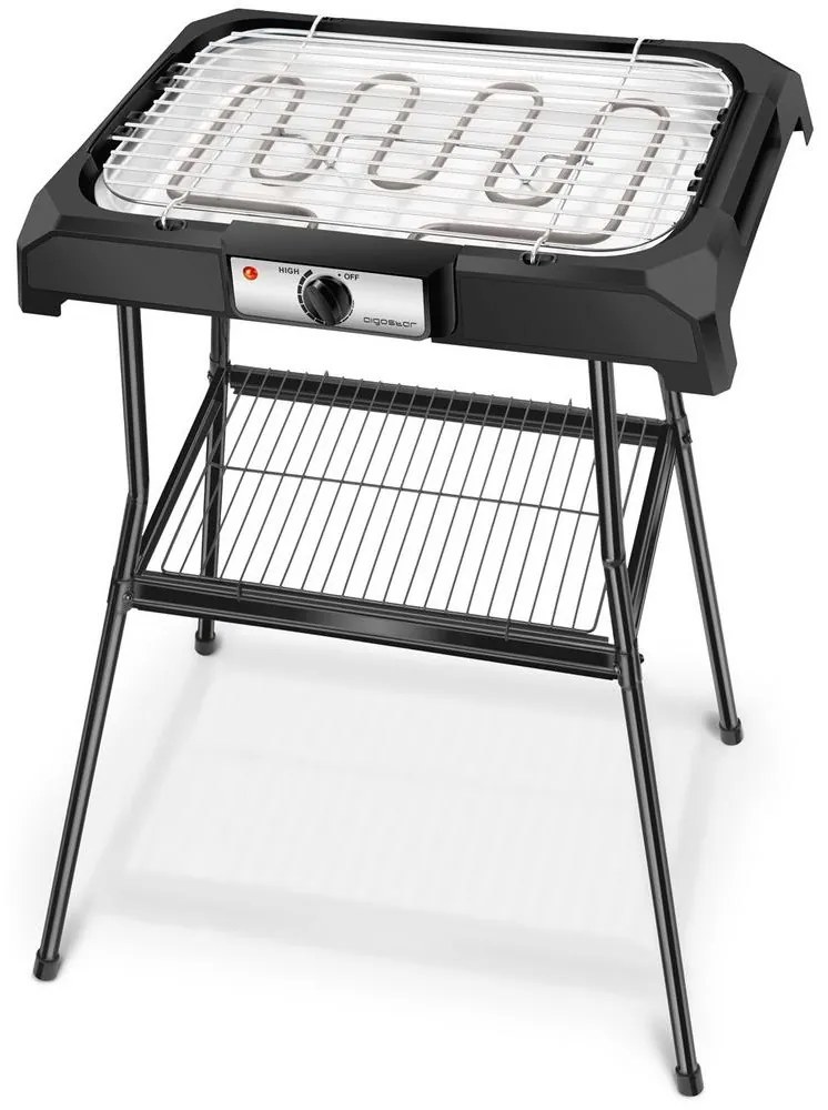 Aigostar B.V. Aigostar - Elektrický gril so stojanom 2000W/230V čierna AI0311