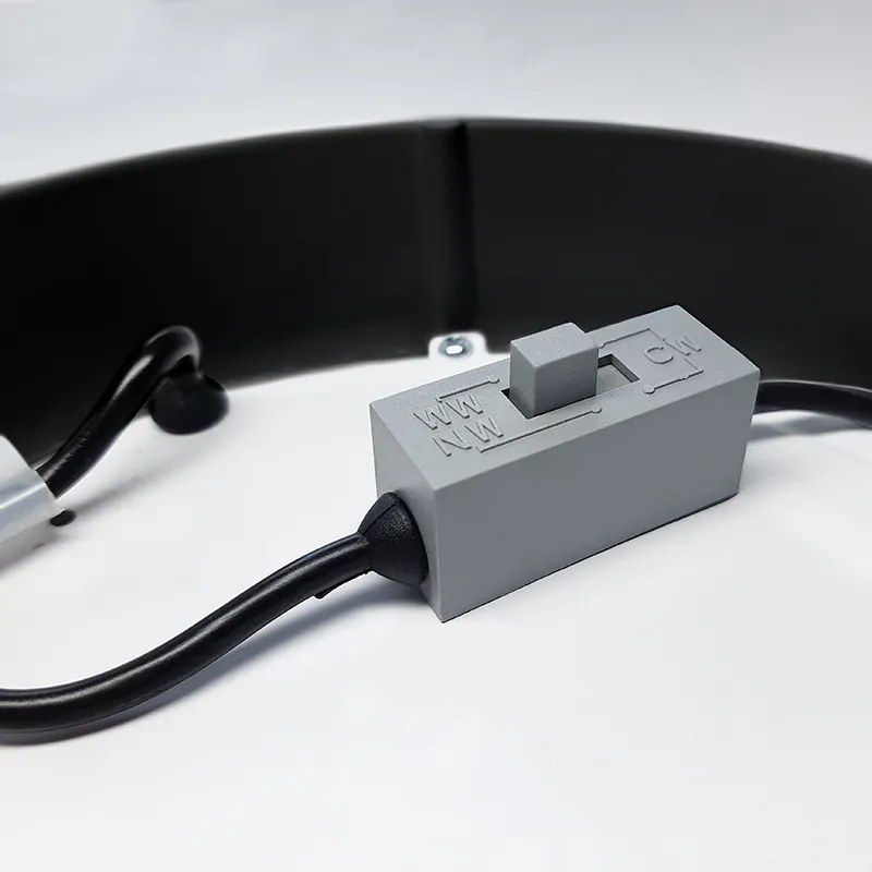 LED mini panel CCT, prisadený, 18W, 1530lm