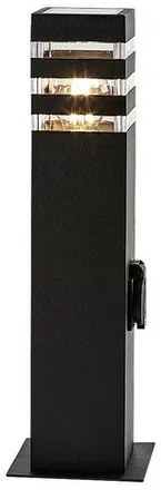 Rabalux 77122 vonkajší stĺpik so zásuvkou Ankara, E27, 1x max. 12W, IP44