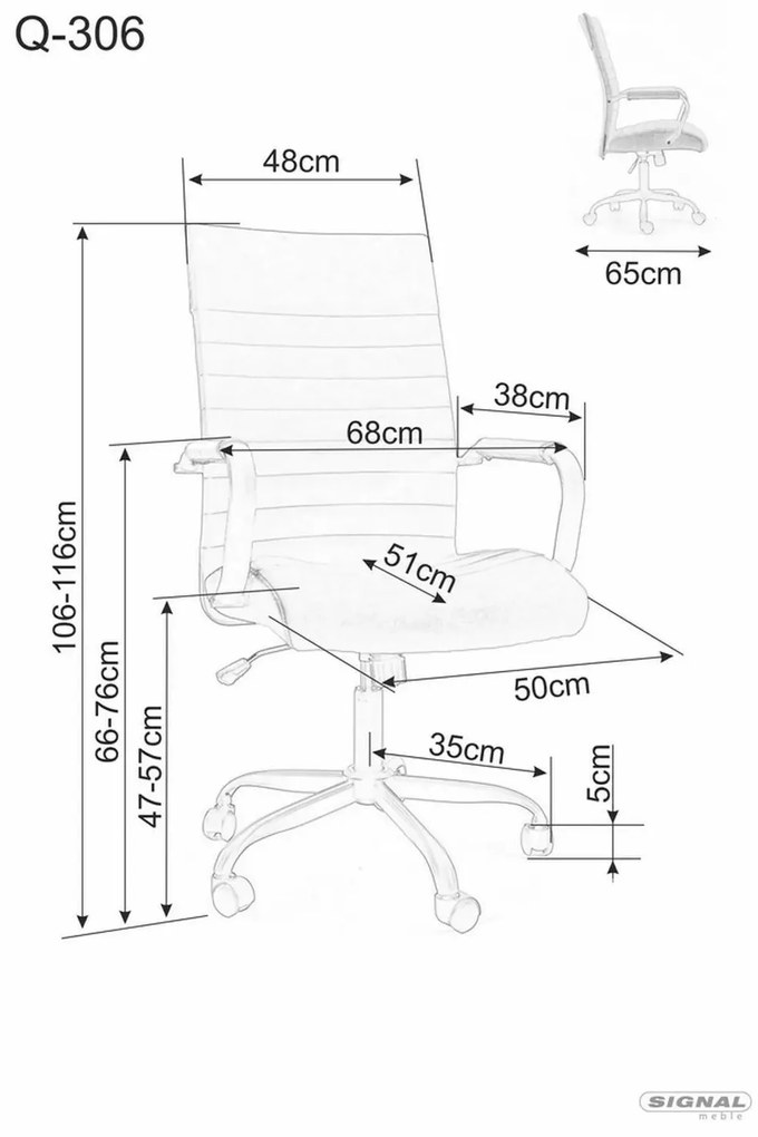Kancelářská židle Volwerine černá