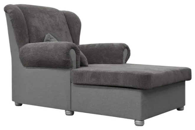 Taupe menčestrové kreslo Lord – Ropez