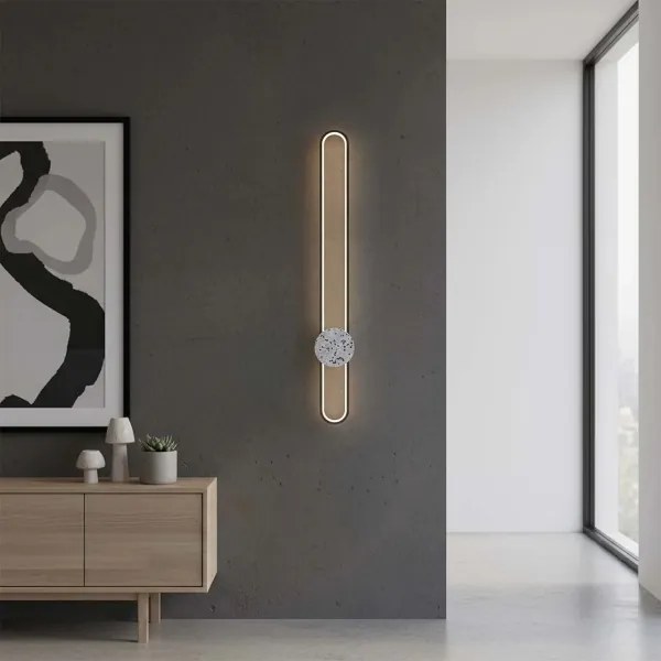 LED Nástenné svietidlo FLORENTYNA LED/24W/230V 4000K čierna/biela