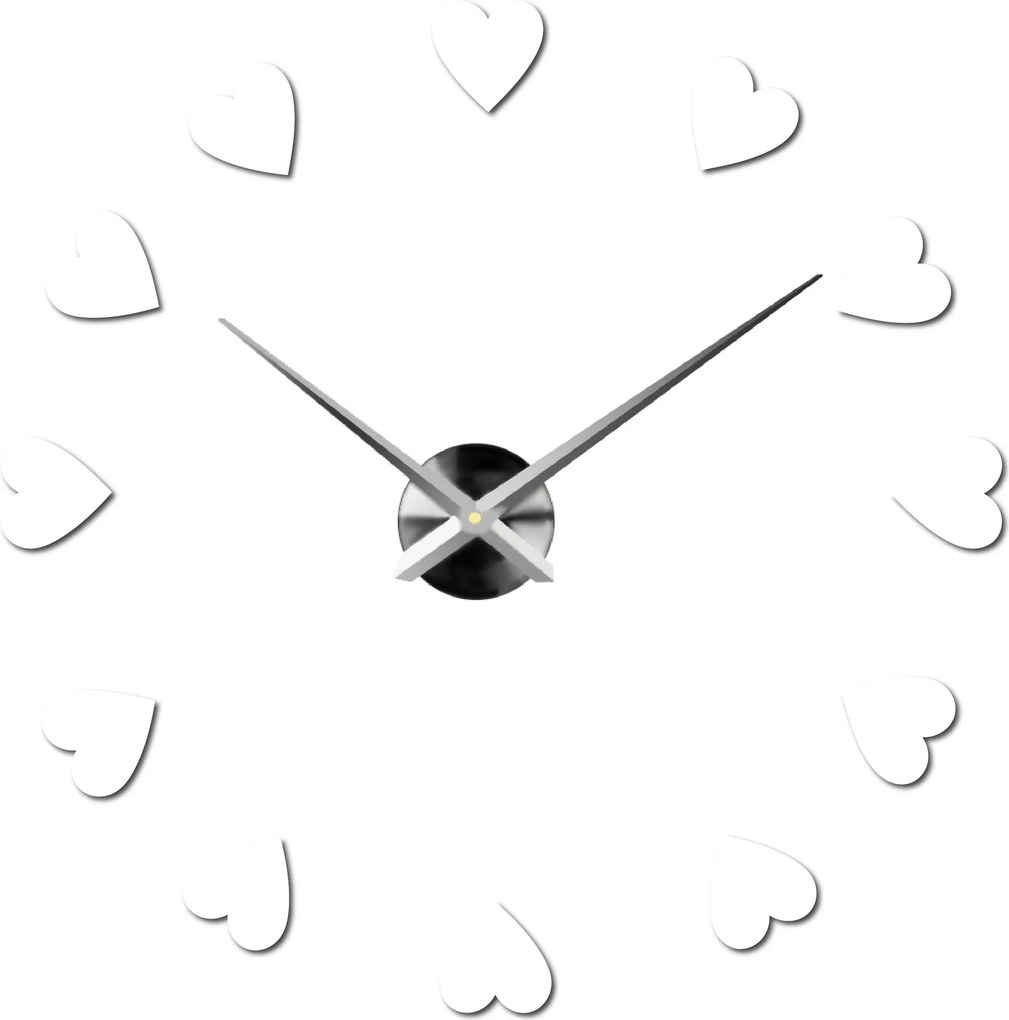 SENTOP | Veľké nástenné hodiny s motívom srdca I SENTOP 12S051 Wall clock HEU- analógové