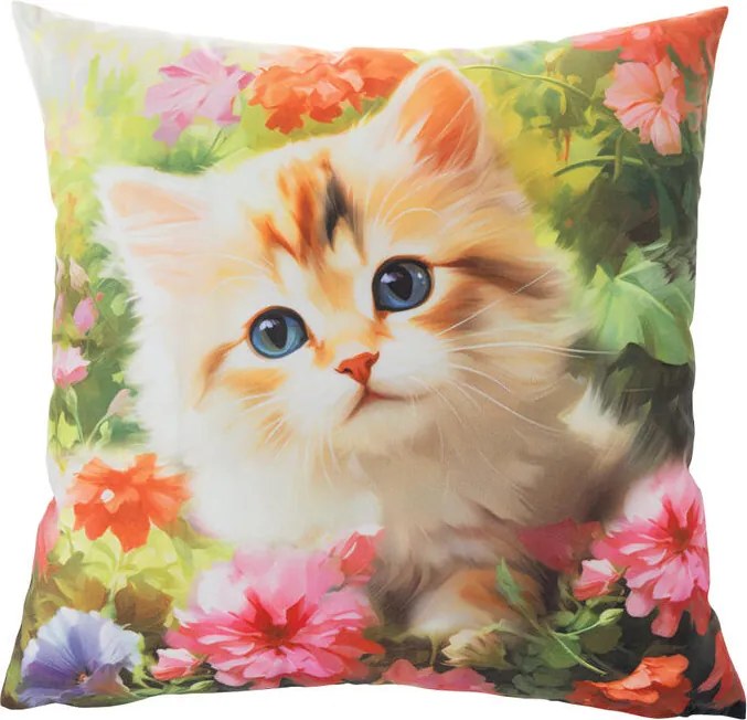 Sada 2 ks obliečok na vankúšiky MAČIATKA 40 x 40 cm