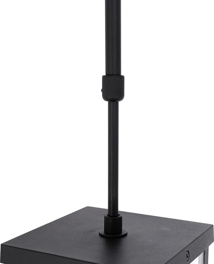 Priemyselné vonkajšie závesné svietidlo čierne IP44 - Charlois