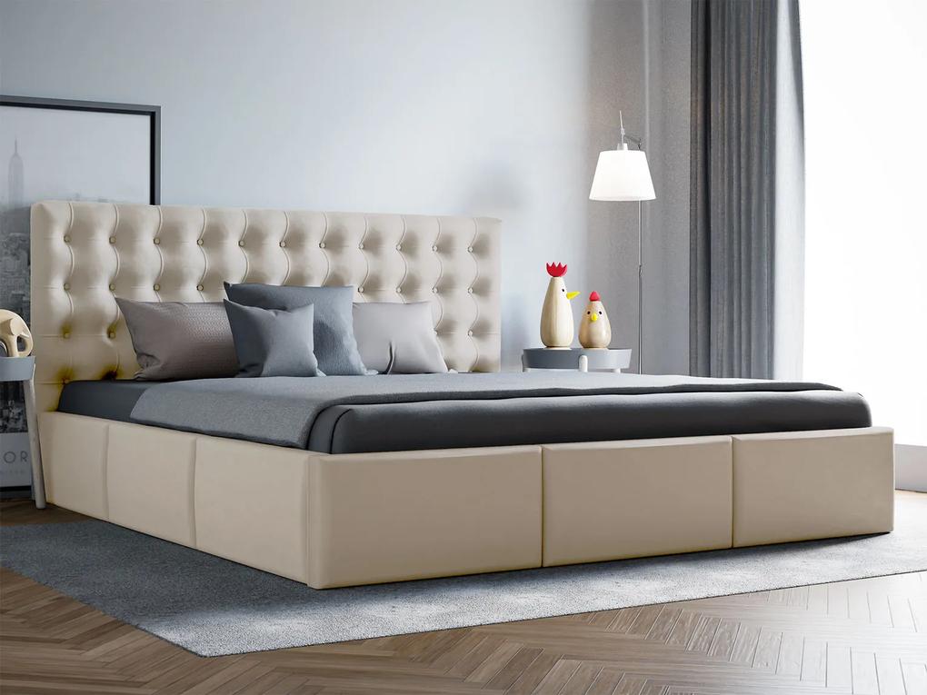 PROXIMA.store - Moderná čalúnená posteľ AURORA ROZMER: 140 x 200 cm