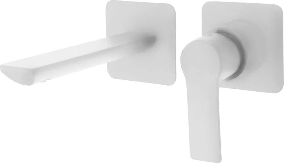 Biela podomietková umývadlová batéria (1 výstup) Pax – Sapho