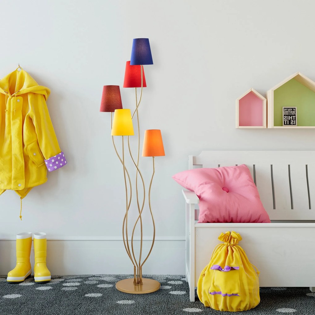 Stojací lampa Bonibon II vícebarevná