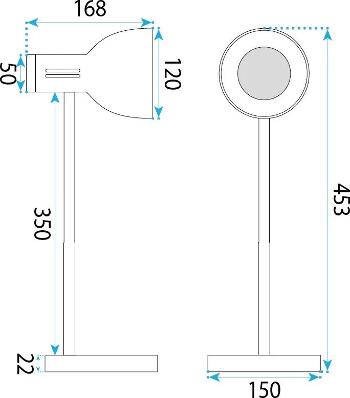 Toolight Toolight, JNH046-1T, stolná lampa s drevenou základňou a ohybným ramenom, v. 45,3 cm, 1× E27, biela, OSW-56238
