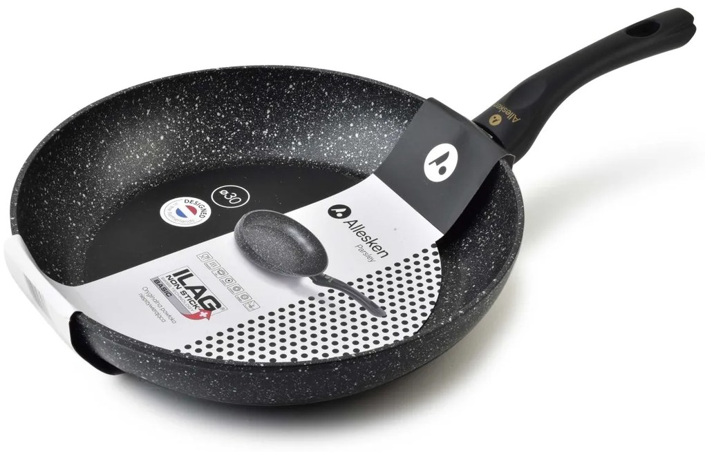 Hliníková panvica PARSLEY ALLESKEN ILAG BASIC 30 cm čierna