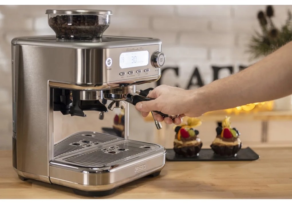 Sencor SES 6050SS espresso kávovar, strieborná