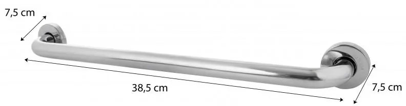 Erga Erga, nástenné rovné madlo 35cm, chrómová, ERG-YKA-P.ROD-CHR