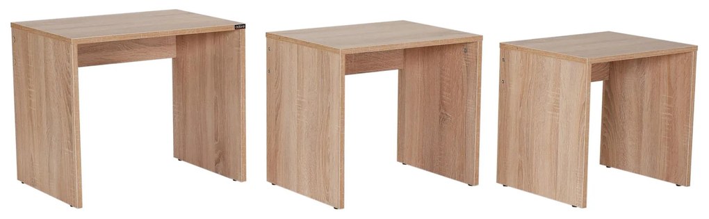Set 3ks. konferenčných stolíkov Losuku 2 (dub sonoma) . Akcia -13%. Vlastná spoľahlivá doprava až k Vám domov. 1093251