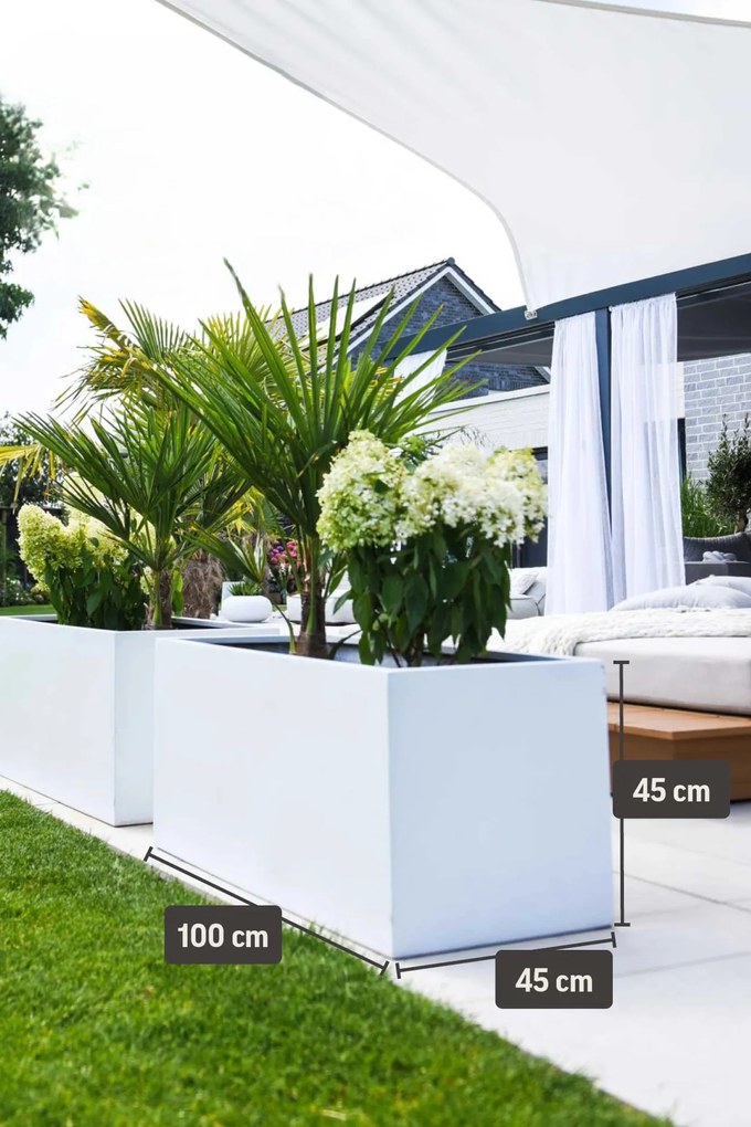 Hrantík MAXI, sklolaminát, šírka 100 cm, biely mat