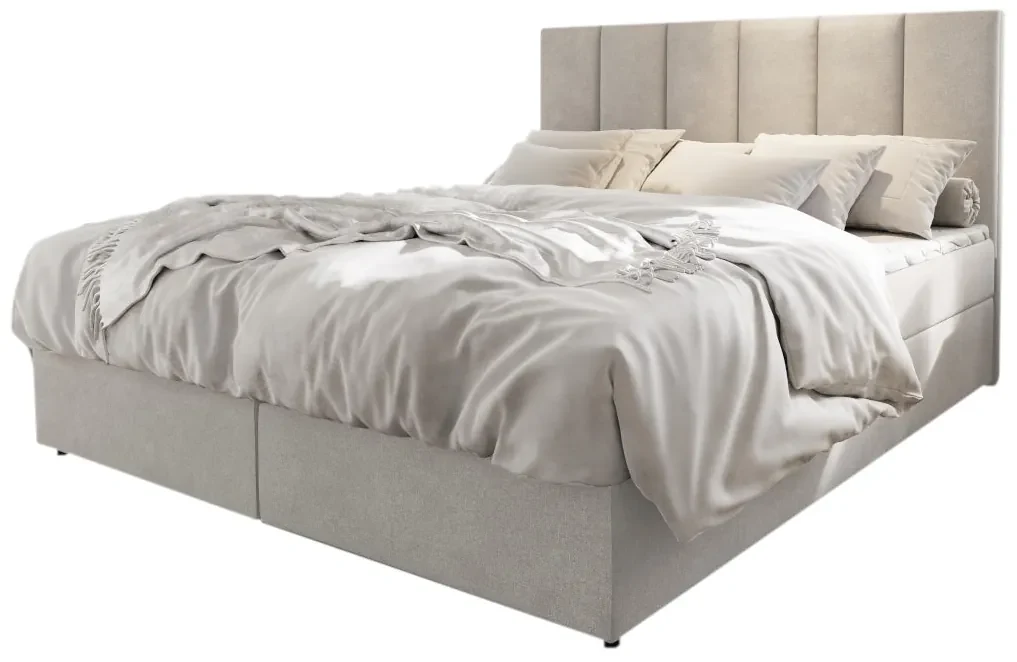 Čalúnená posteľ boxspring KARDI - cosmic 10 / 180x200 / bez vrchného matraca