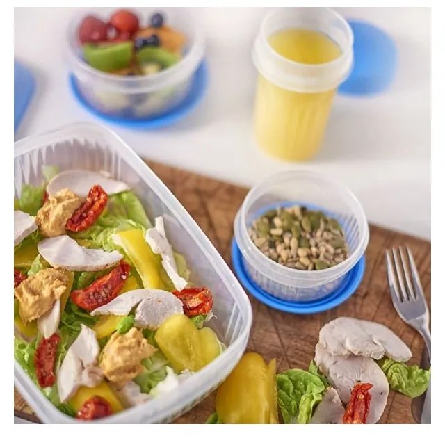 Dóza s vrchnákom na jedlo Addis Seal Tight Round Foodsaver, 500 ml