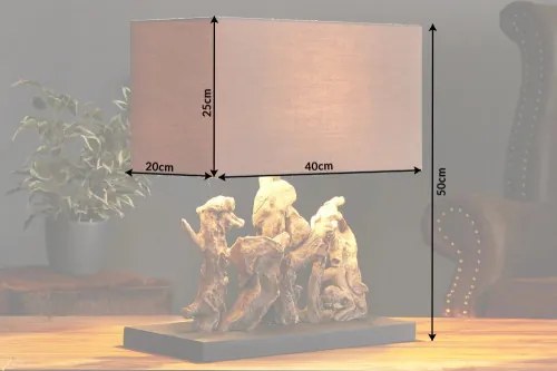 Stolová lampa 20694 Masív drevo - Komfort-nábytok