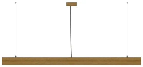 APLED - LED Luster na lanku LOOK LED/48W/230V 4000K 150 cm dub