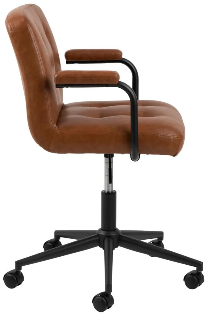 Kancelárská židľa Cosmo brandy brown