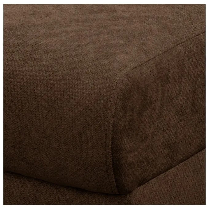 Tmavohnedá rohová pohovka (ľavý roh) Beata - Ropez