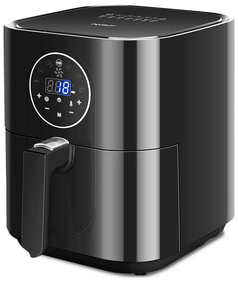 Aigostar - Teplovzdušná fritéza 1500W/230V 3,5l čierna