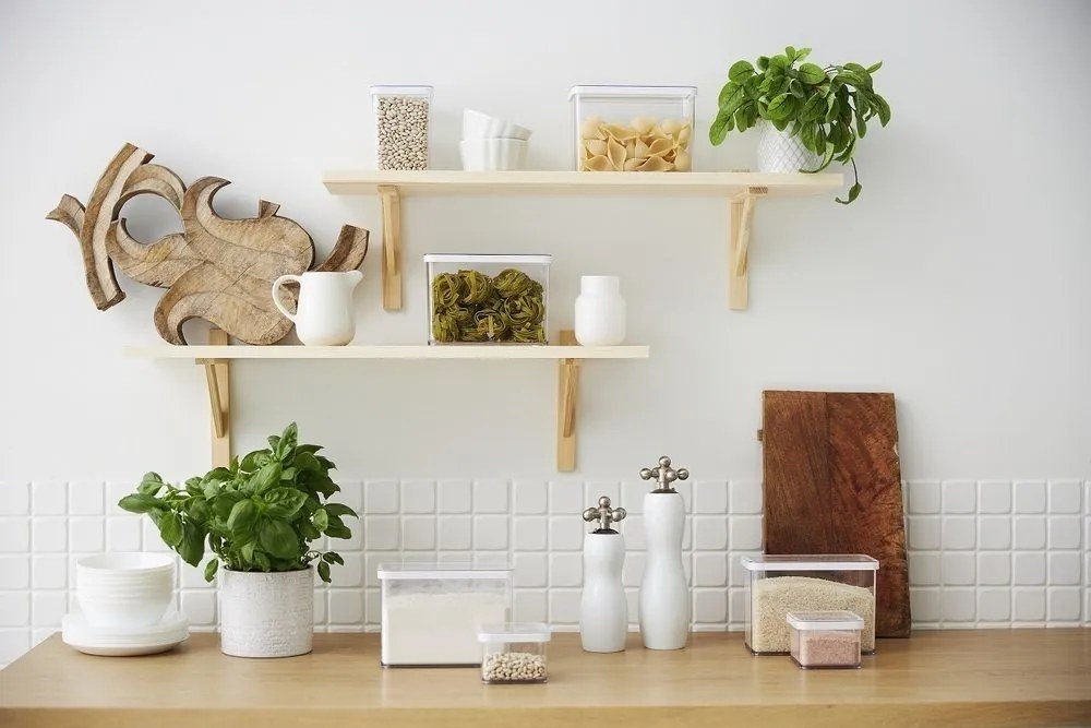 Dóza na potraviny LOFT 2 l , biela
