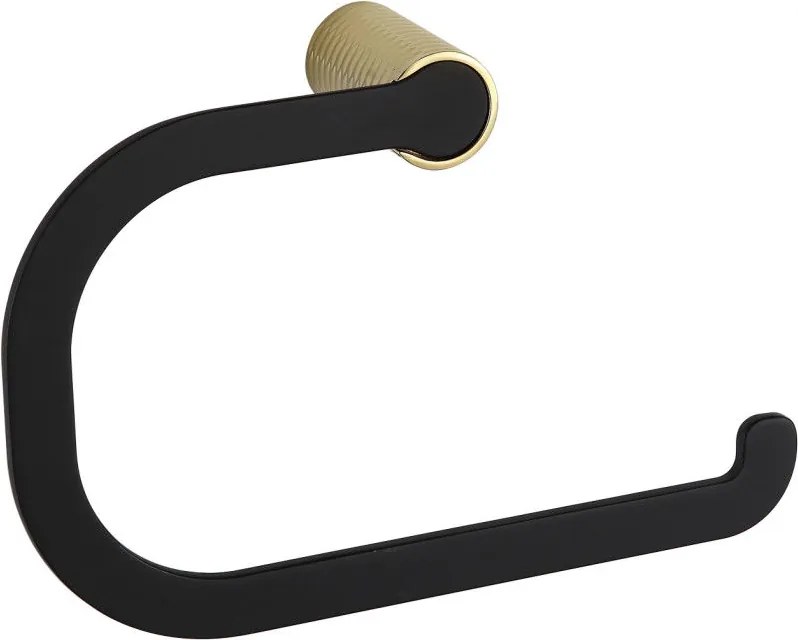 Mexen Base vešiak na uteráky, Čierna/Zlatá - 70882321-57