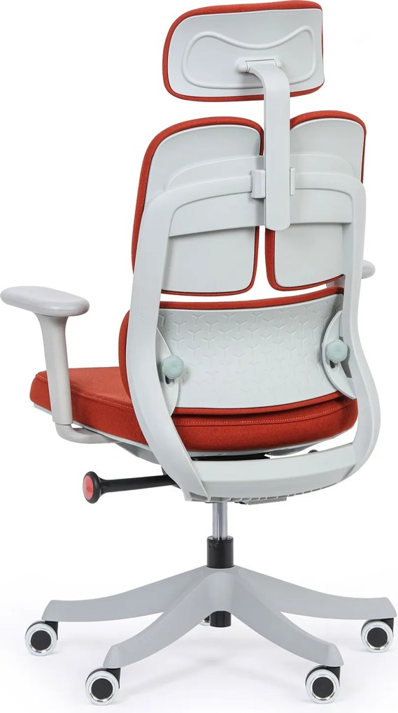 Kancelárska stolička ERGONOMY, červená