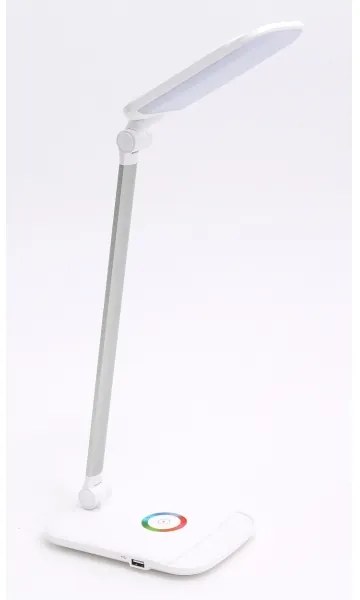 LED RGB Dotyková stmievateľná stolná lampa LED/18W/230V + USB