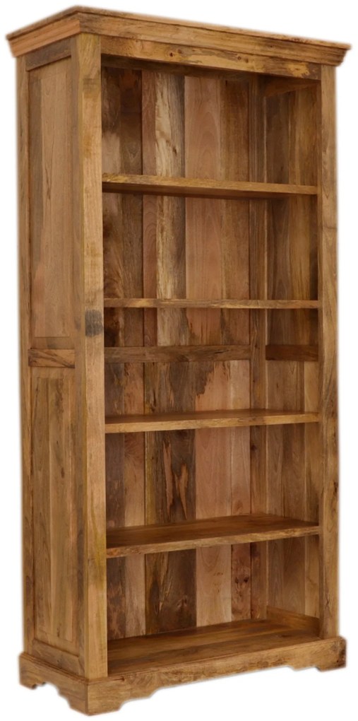 furniture-nabytek.cz - Knižnica drevo mango 100x200x45