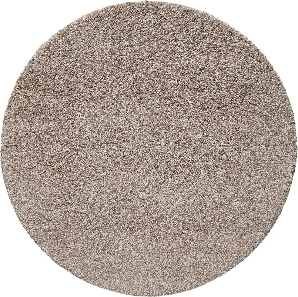 Ayyildiz, DOPREDAJ: 120x120 (průměr) kruh cm Kusový koberec Life Shaggy 1500 beige kruh, 120x120 (priemer) kruh, béžová, spálňa