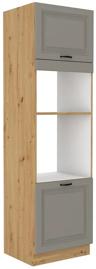 Kuchynská skrinka Stilo claygrey/artisan 60dmp/210 2f