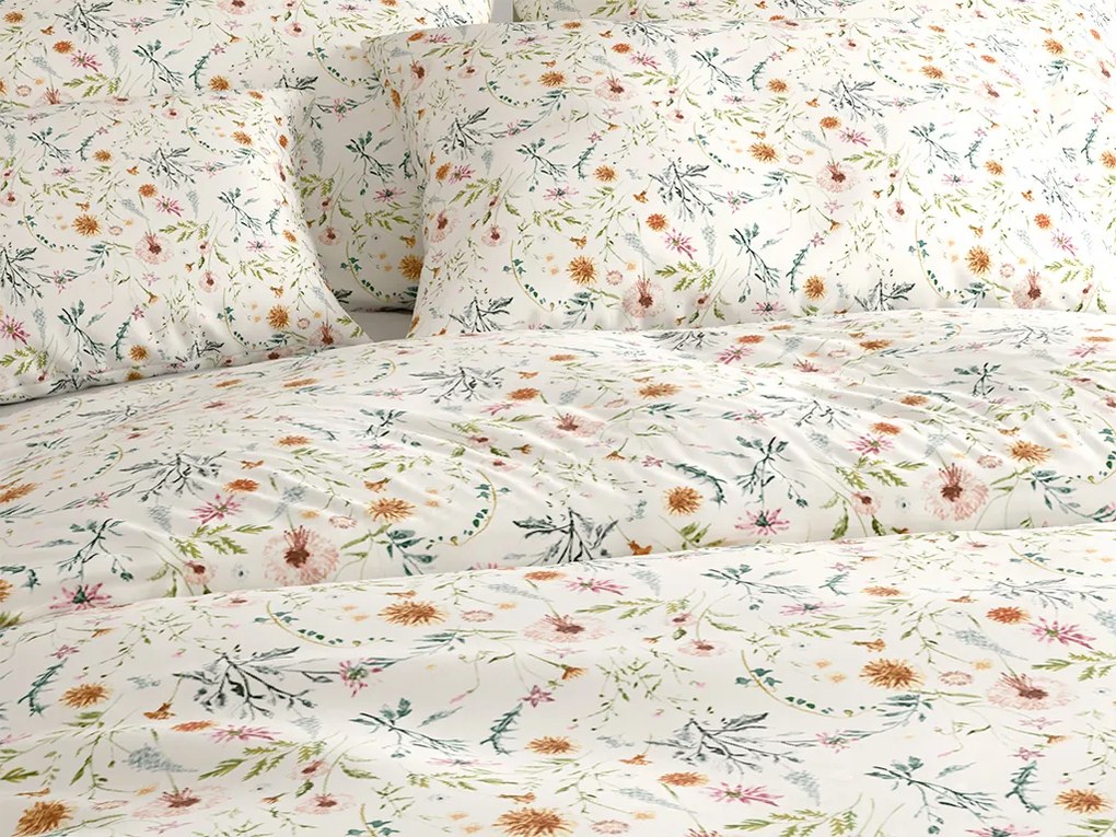 Obliečky z mikrovlákna HERBALIS krémové Rozmer obliečky: 70 x 90 cm | 140 x 220 cm