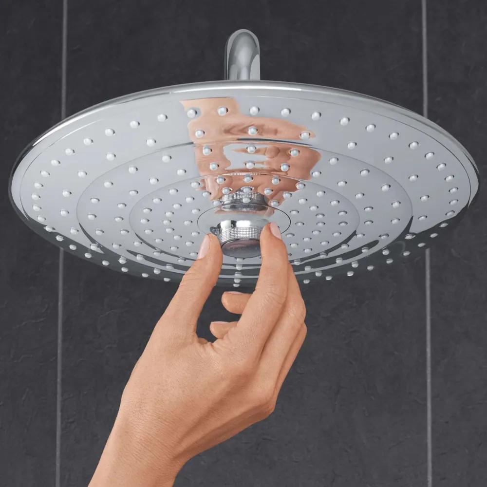 GROHE Euphoria SmartControl horná sprcha 3jet, priemer 260 mm, so sprchovým ramenom 380 mm, chróm, 26458000