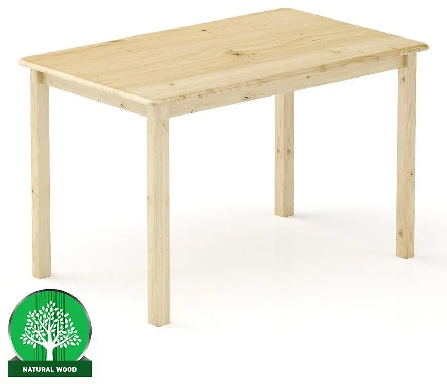 Stôl borovica ST104-120x75x75 surová