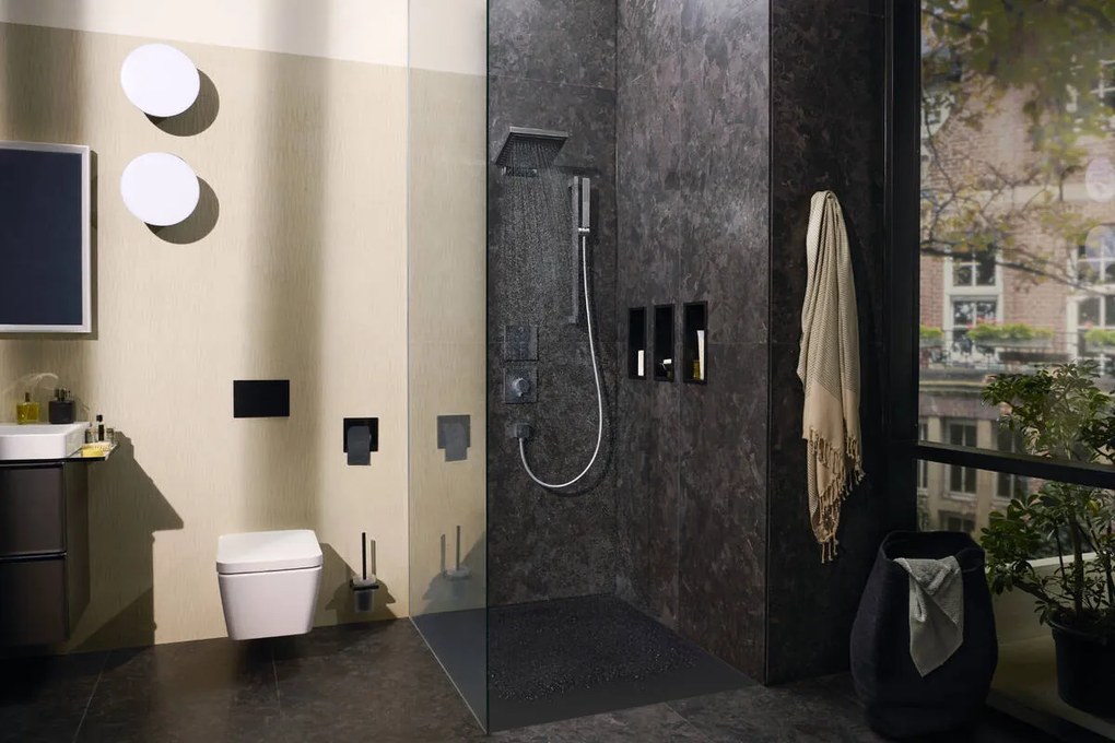 Hansgrohe Pulsify E, sprchová súprava 100 1jet EcoSmart so sprchovou tyčou 650 mm, chrómová, HAN-24370000