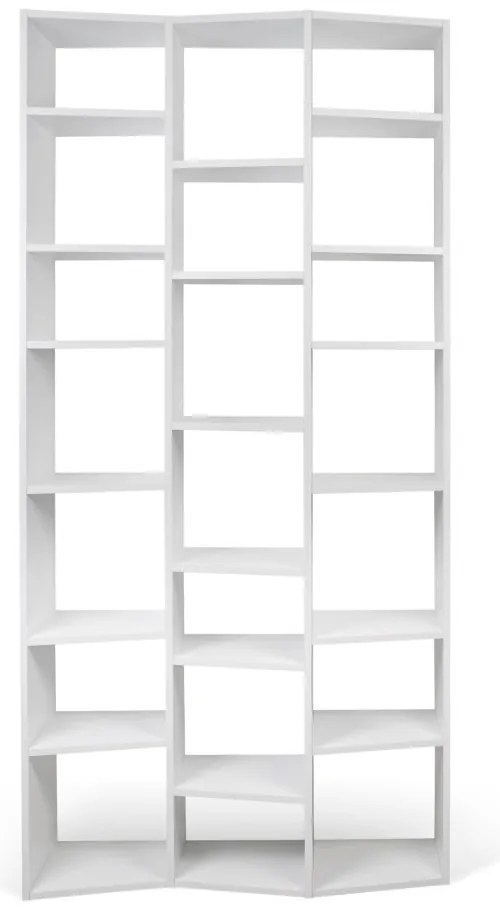 Biela knižnica 108x224 cm Valsa – TemaHome