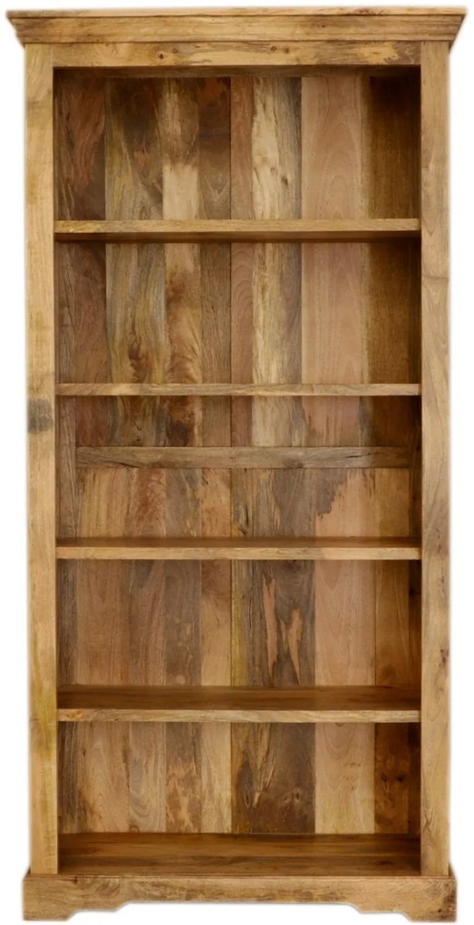 furniture-nabytek.cz - Knižnica drevo mango 100x200x45
