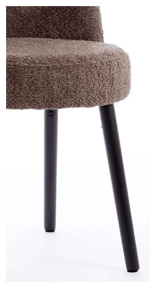 Hnedá jedálenská stolička Eckley – Light &amp; Living