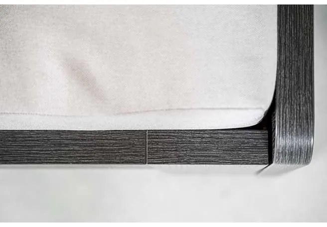 Ahorn DUOVITA 90 x 200 BK laty - rozkladacia posteľ a sedačka 90 x 200 cm pravá - dub biely, lamino