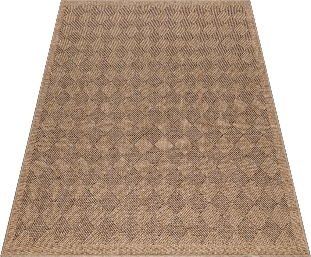 Ayyildiz, Kusový koberec Dhaka 8713 Black, 240x340, hnedá, chodba / predsieň